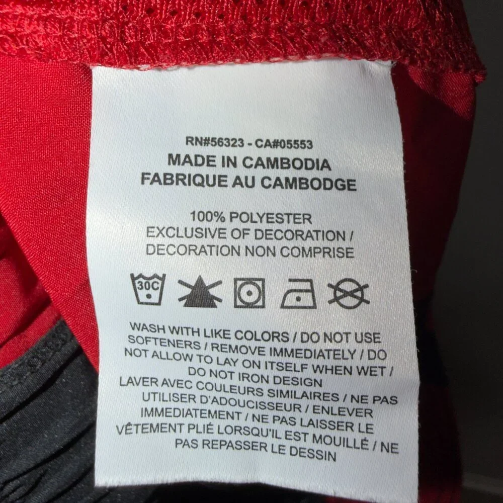 Jordan Basketball Shorts Size M Red Black Jumpman Athletic Gym Workout